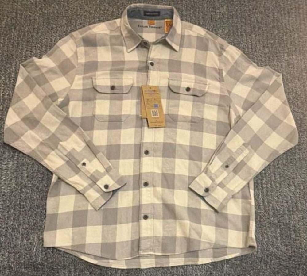 Tailor Vintage Men's Luxe Performance Plaid Long Sleeve Button-Up Shirt